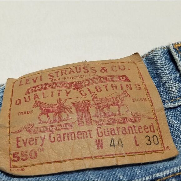 VINTAGE Levi's 550 Relaxed Tapered High Rise Jeans - Picture 10 of 12